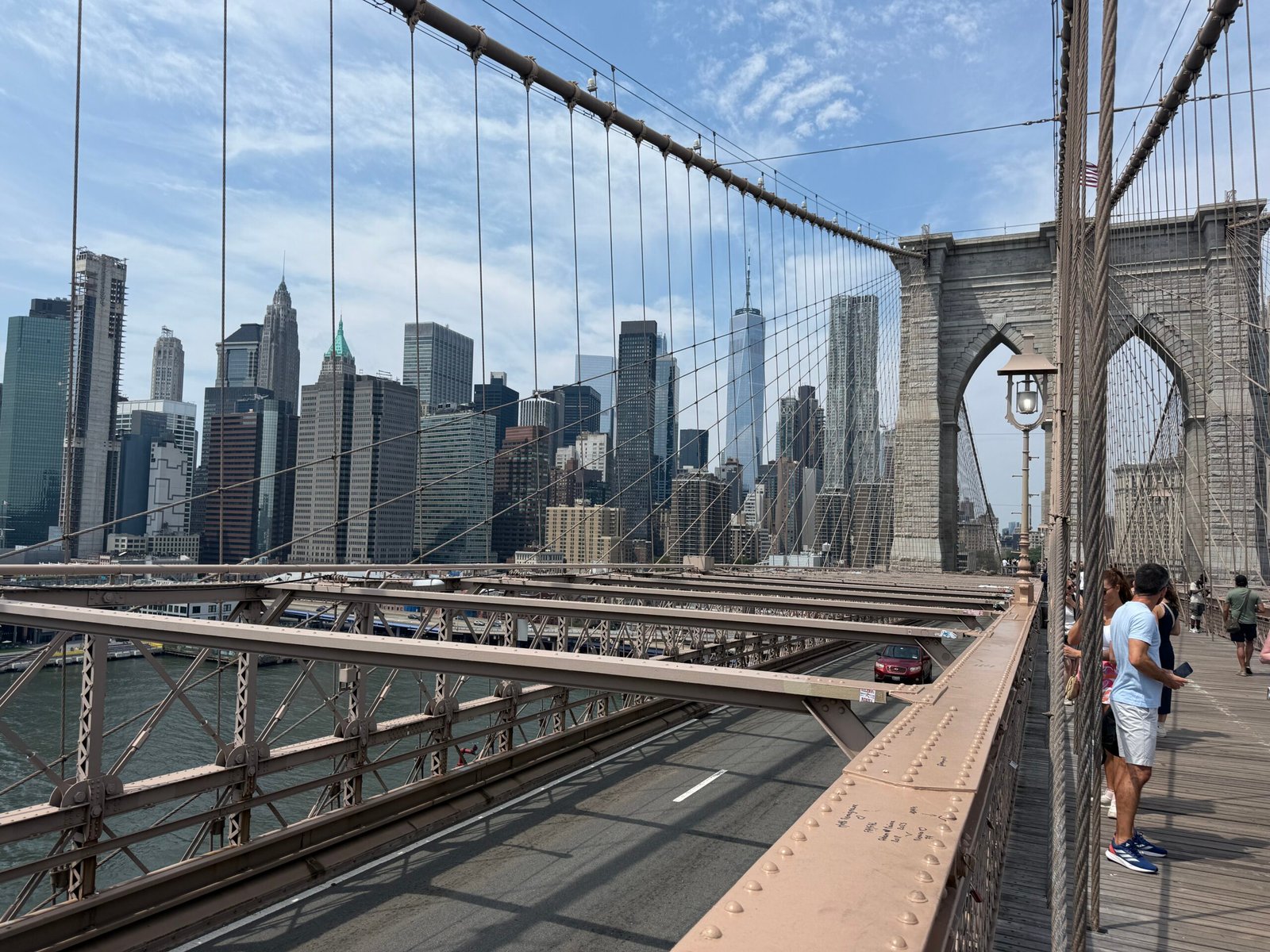 Walking the Brooklyn Bridge