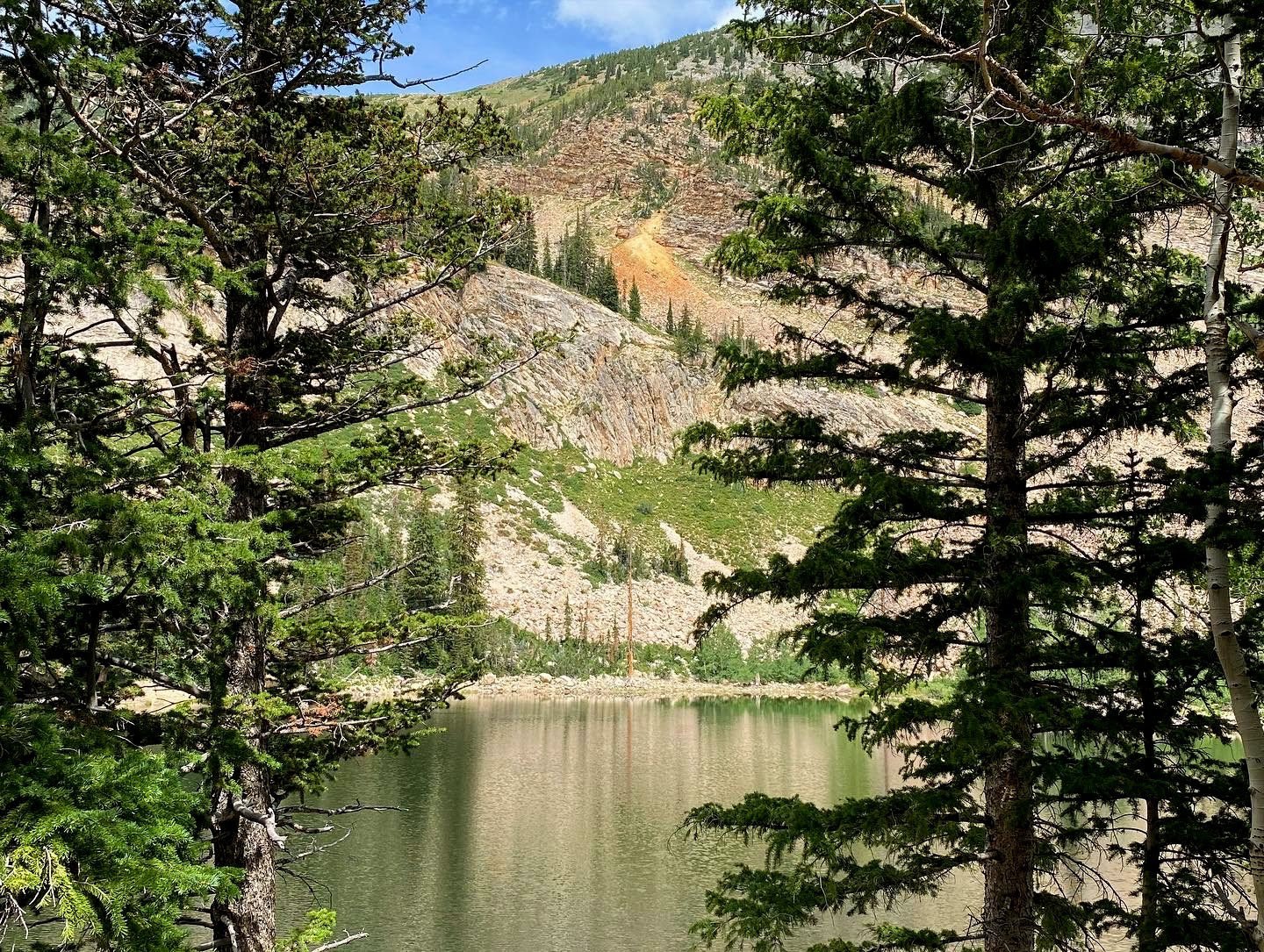 Pittsburg Lake in American Fork Canyon, Utah