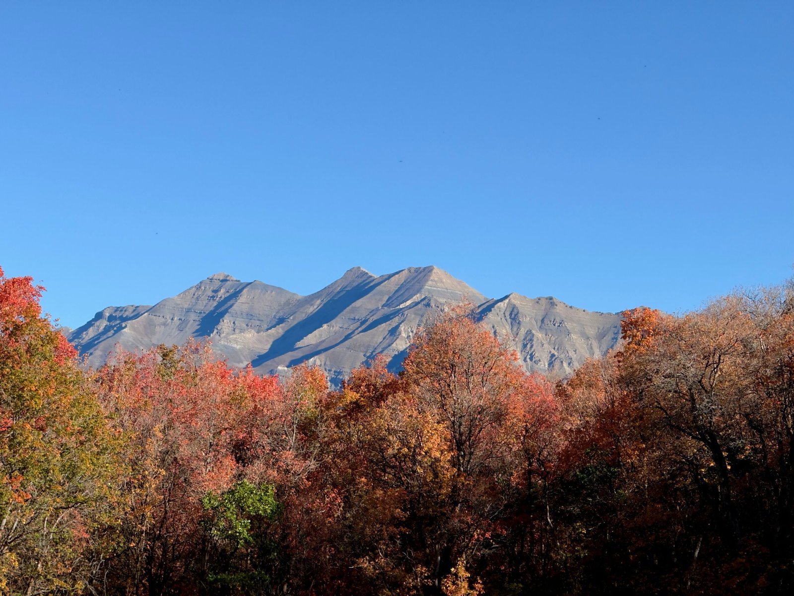 Summit view over the Wasatch Mountains
