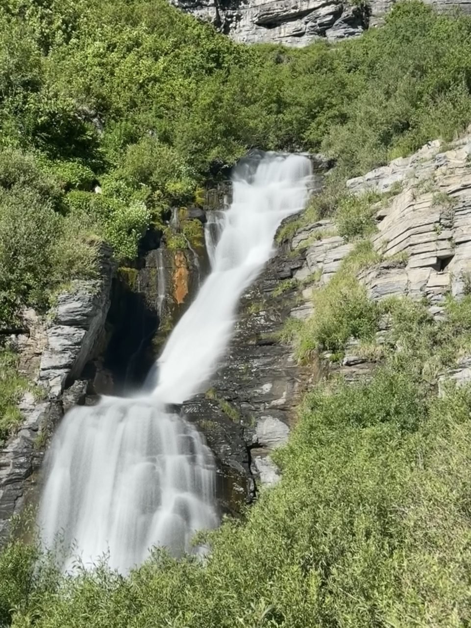 Timpanogos Falls along the Aspen Grove trail